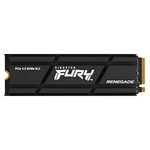 Kingston FURY Renegade SSD 2TB M.2 NVMe PCIe 4.0 Con disipador, compatible PS5