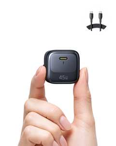 Baseus Mini Cargador USB C 45W GAN con Cable 1 m