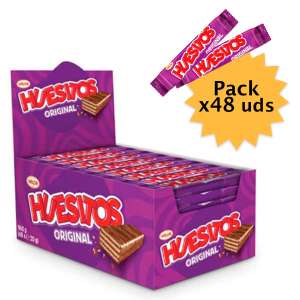Caja con 48 HUESITOS de chocolate VALOR (20g/huesito; a 24 céntimos/huesito)