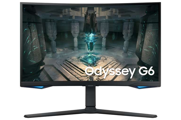 Monitor Inteligente Gaming Curvo Samsung Odyssey G6 S27BG650EU 27" QHD, 1ms, 240Hz, VA, Multimedia, Negro