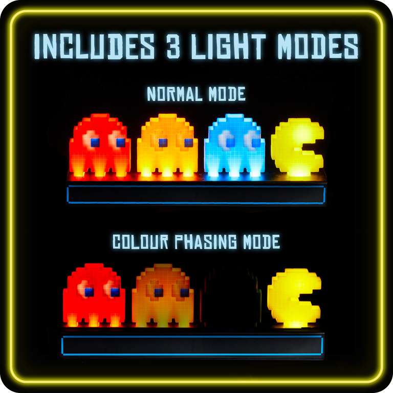 Paladone Lámpara de Pac Man y Ghosts