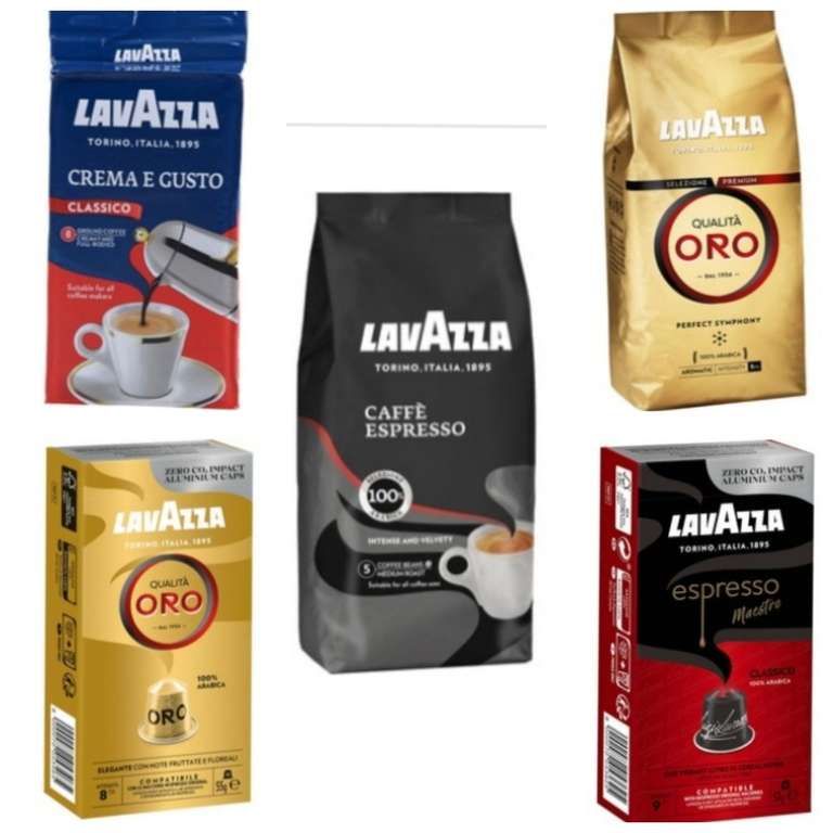 2° unidad al 70% en café LAVAZZA en Corte Inglés (Combina como quieras, 11 variedades disponibles)