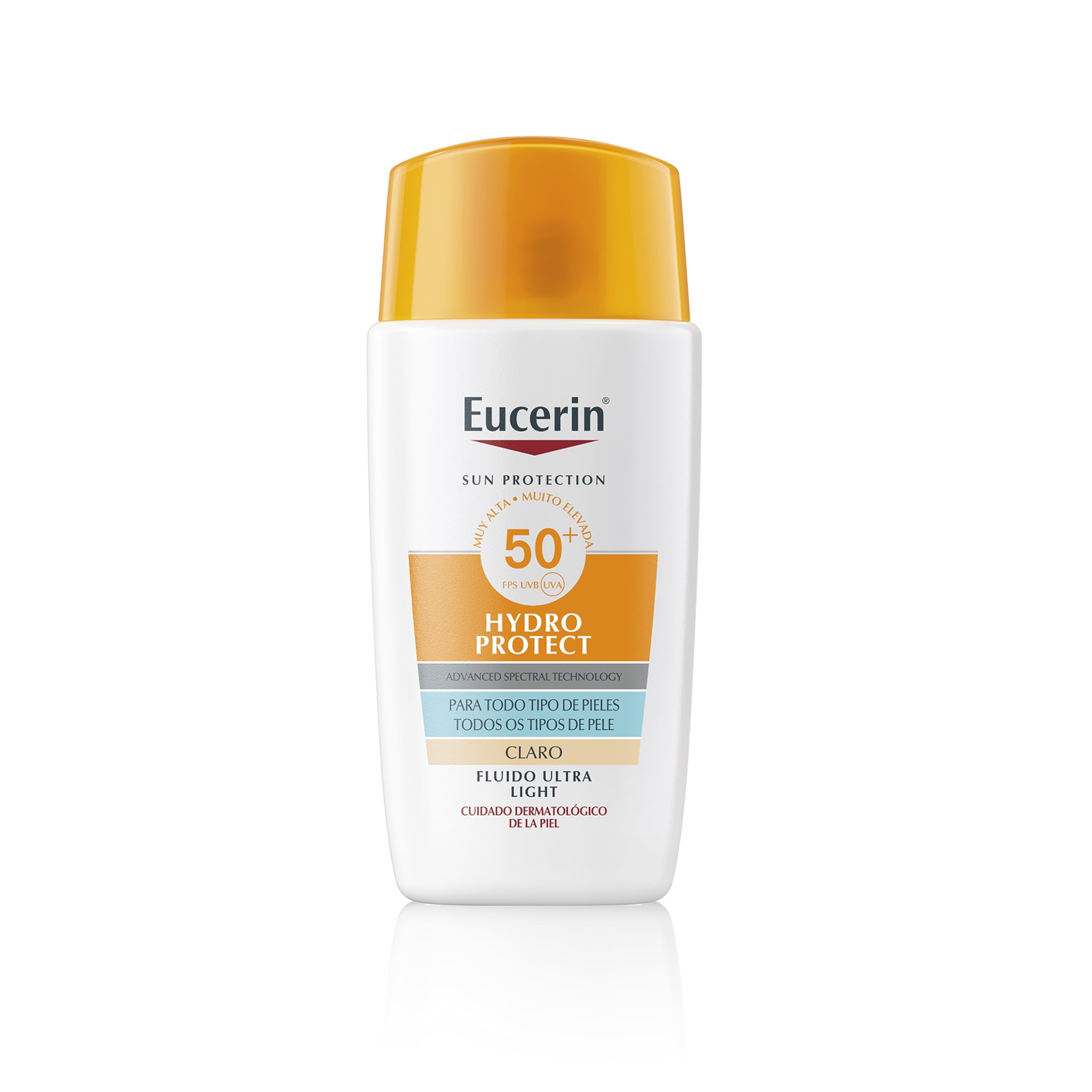 Eucerin Sun Face Hydro Protect Ultra - FPS50+ | Crema facial solar con filtros UVA/UVB | tono claro | fluido extraligero