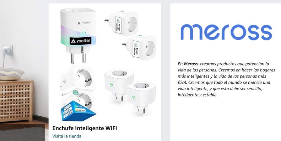 Meross Pack 2 Enchufes Inteligente Matter con Consumo de Energía, Control  Remoto y Voz » Chollometro