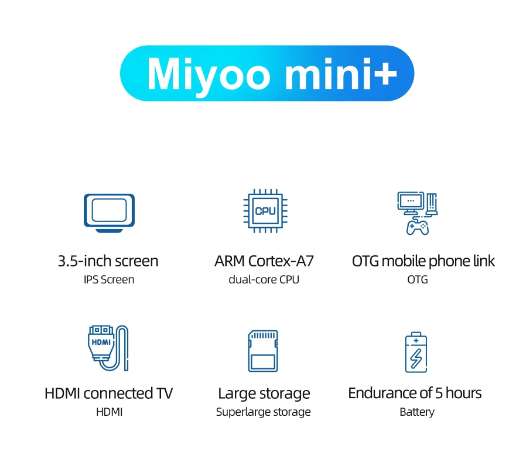 MIYOO-consola portátil Mini+ V2