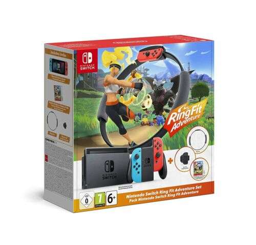 Pack Nintendo Switch V2 + Ring Fit Adventure por 312€ [Desde Europa]