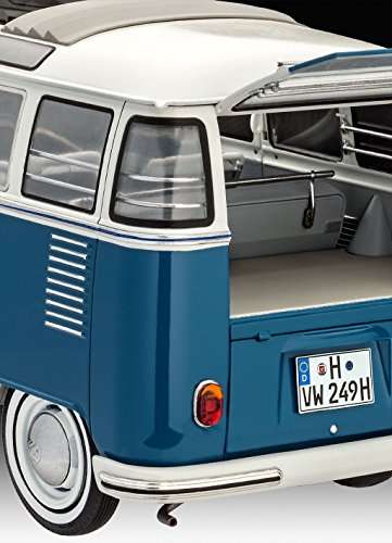 Revell Maqueta Volkswagen T1 Samba Bus, Kit Modelo, Escala 1:16 (07009)
