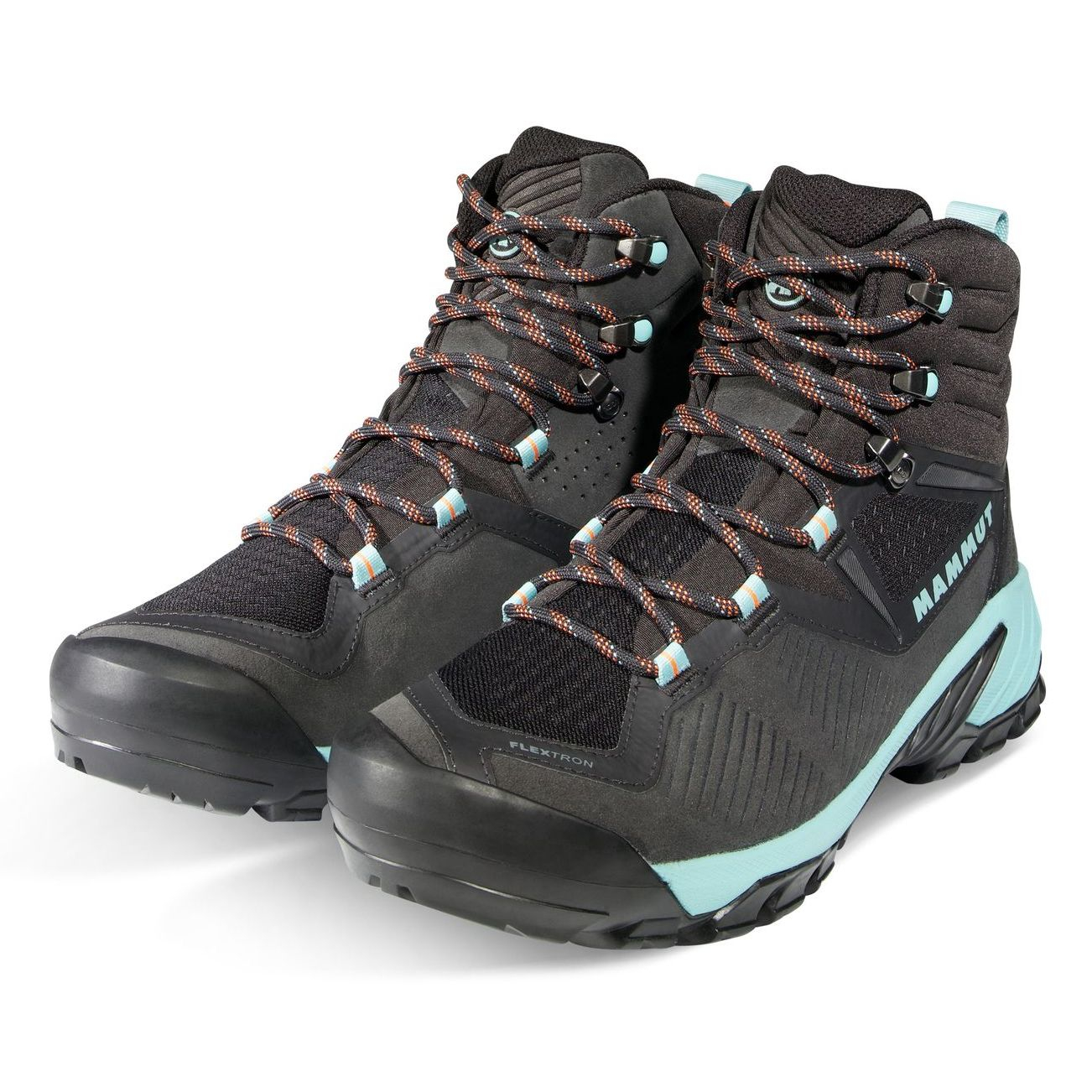 MAMMUT - Zapatos de trekking Sapuen High GTX - Cuero - negro
