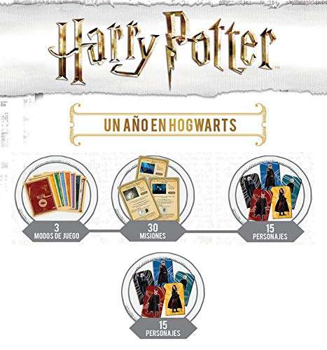 Harry Potter Juego de Mesa Un Año en Hogwarts. 4 Modos de Juegos Distintos