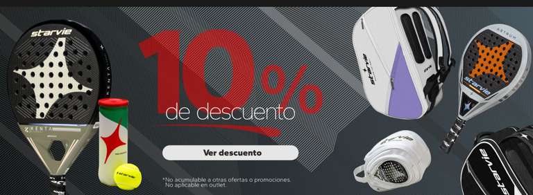 DTO. 10% STARVIE PADEL + BOTE DE BOLAS