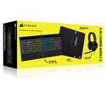 Corsair Pack Gaming Teclado K55 RGB PRO + Ratón HARPOON RGB PRO + Auriculares HS55 STEREO + MM100