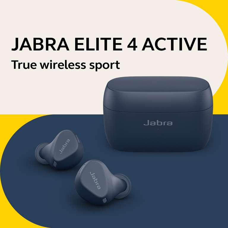Auriculares bluetooth deportivos Jabra Elite 4 Active True Wireless Sport, Negro