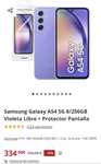 Samsung Galaxy A54 5G 8/256GB Violeta Libre + Protector Pantalla