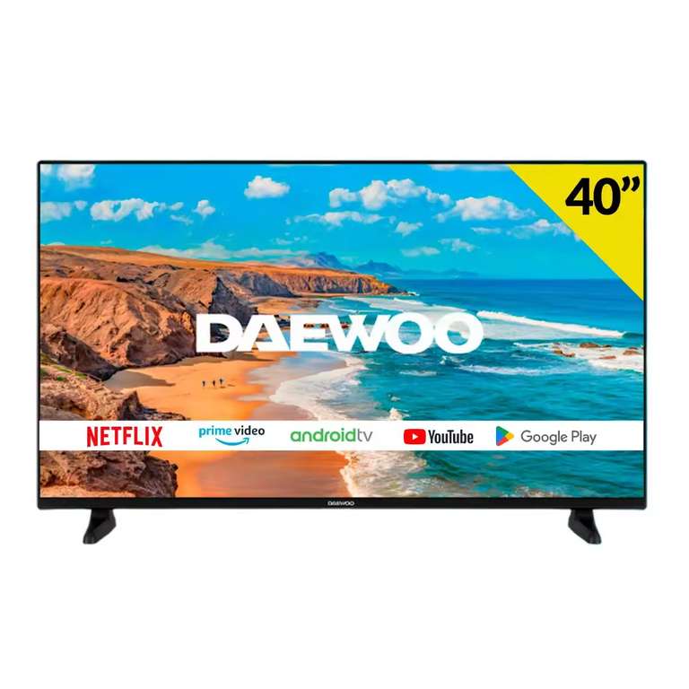 Televisor Smart TV Daewoo 40DM62FA 40'' Full HD DLED Android 11 E negro
