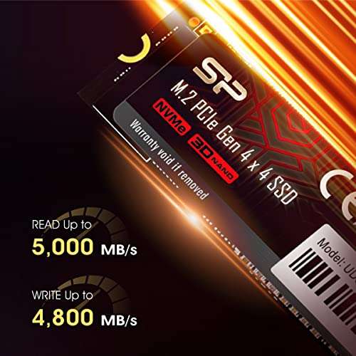 Silicon Power UD90 2TB SSD M.2 NVMe PCIe 4.0 (5000/4800 MBps)