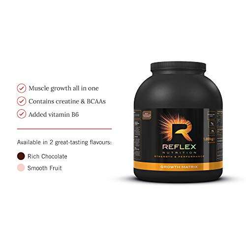 Reflex Nutrition Growth Matrix Rich Chocolate - 1890 gr