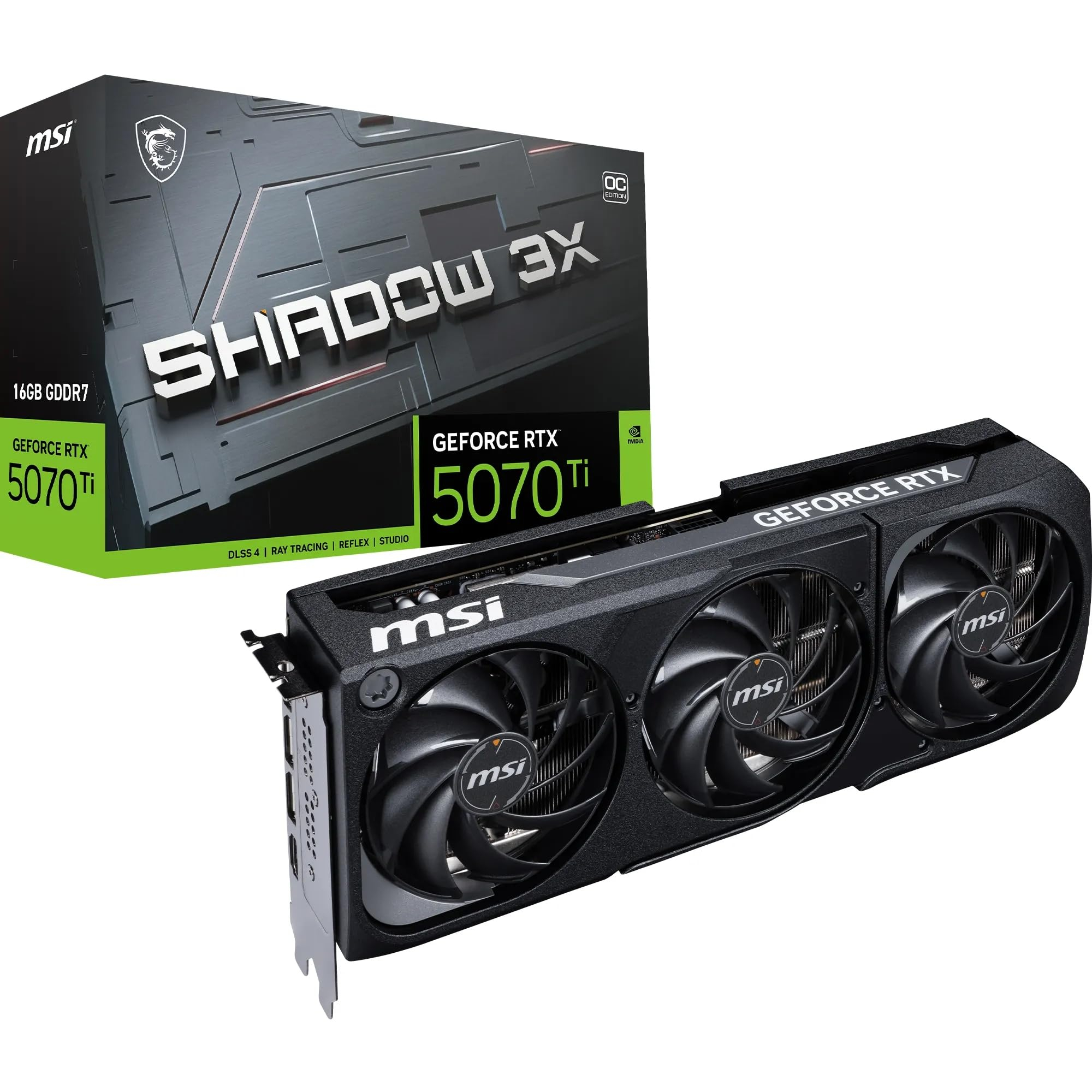 MSI GeForce RTX 5070 Ti 16G Shadow 3X OC (como nueva)