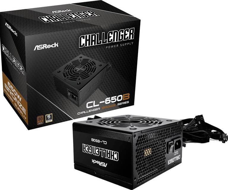 Fuente ALIMENTACION ASROCK CL-650B,PSU,650W,80 Plus Bronze