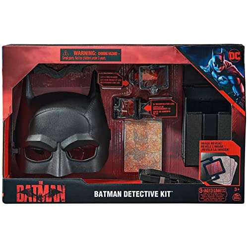 Kit de Detective Batman Infantil para Disfrazarse - Juguete Interactivo con  Máscara Batman y Accesorios » Chollometro