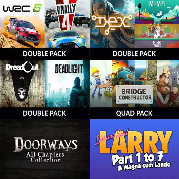 Packs de Juegos Steam a 1€ [Rally, Bridge, DreadOut & Deadlight, Doorways, Leisure Suit Larry,Dreadlocks,S.T.A.L.K.E.R.],Fanatical favorites