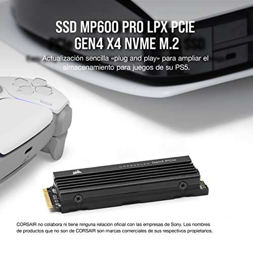 Corsair SSD MP600 PRO LPX M.2 NVMe PCIe x4 Gen4 de 1 TB