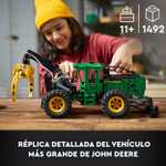 LEGO 42157 Technic Skidder John Deere 948L-II, Vehículo de Construcción con Funciones Neumáticas y 4 Ruedas, Maqueta para Construir