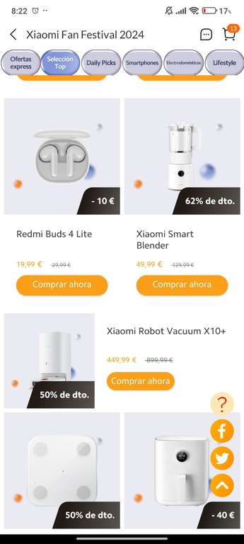 Batidora Xiaomi Smart Blender (32€ con mi points)