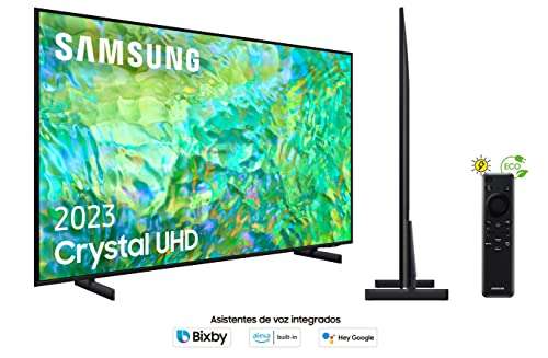 TV 43" SAMSUNG Crystal UHD 2023 43CU8000 - Smart TV, Procesador Crystal UHD, Q-Symphony, Gaming Hub, AirSlim, Contrast Enhancer con HDR10+
