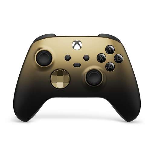 Mando Xbox - Microsoft Xbox Gold Shadow Special Edition, Para Xbox Series, Android, iOS y Windos10/11, Hasta 40 h autonomía, Gold Shadow