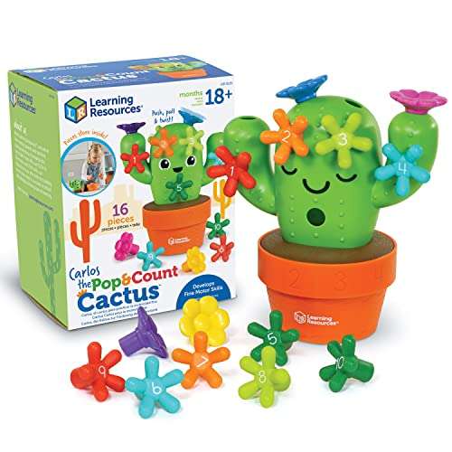 Cactus para Encajar y Contar con 16 piezas