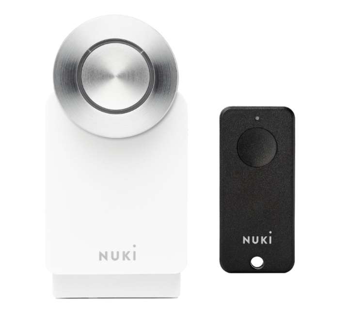 Cerradura electrónica NUKI blanco 3.0 PRO + mando Nuki Fob de regalo