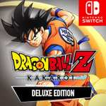 Dragon Ball Z: Kakarot Deluxe, Blasphemous, Little Nightmares I & II, Overcooked, Saga (Dragon Ball, One piece, My hero One's)