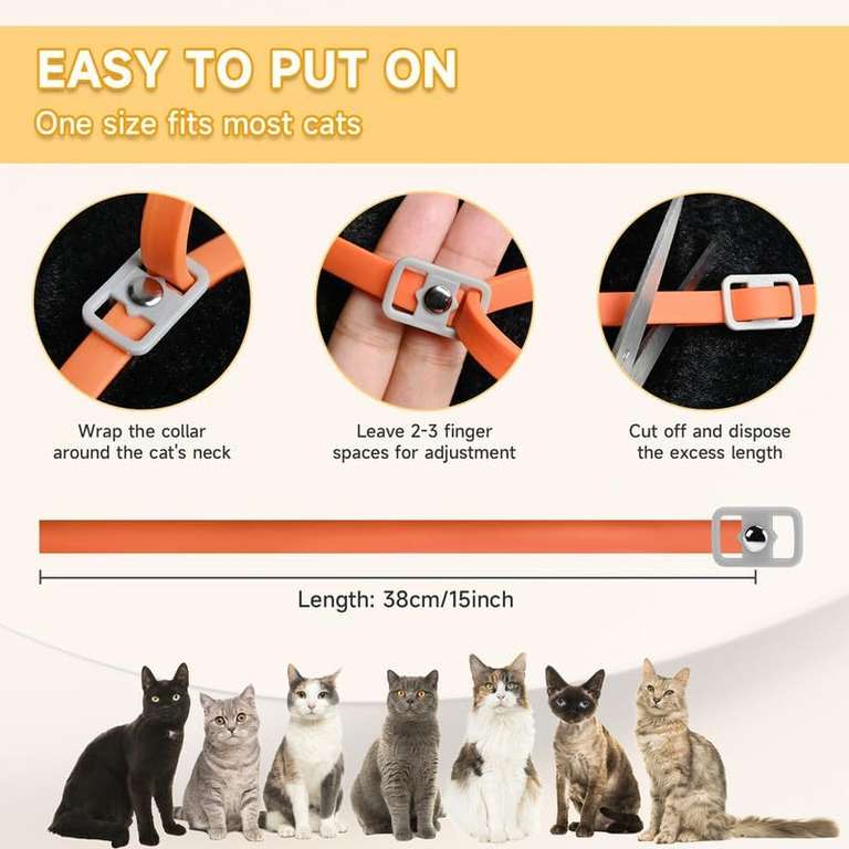 Woyamay collar antiparasitario para gatos (2 unidades)