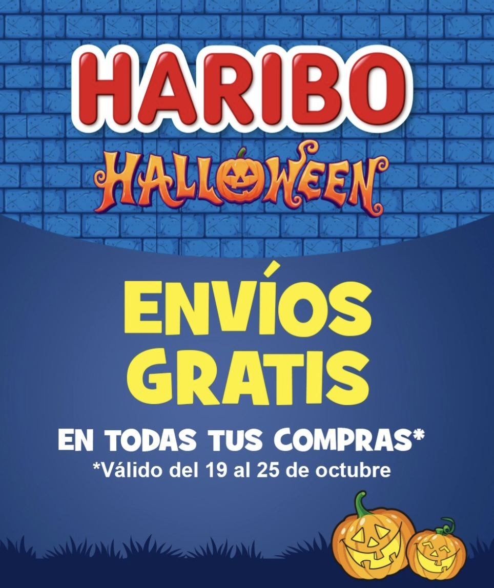 Envío gratis hasta el 25 de octubre en Haribo
