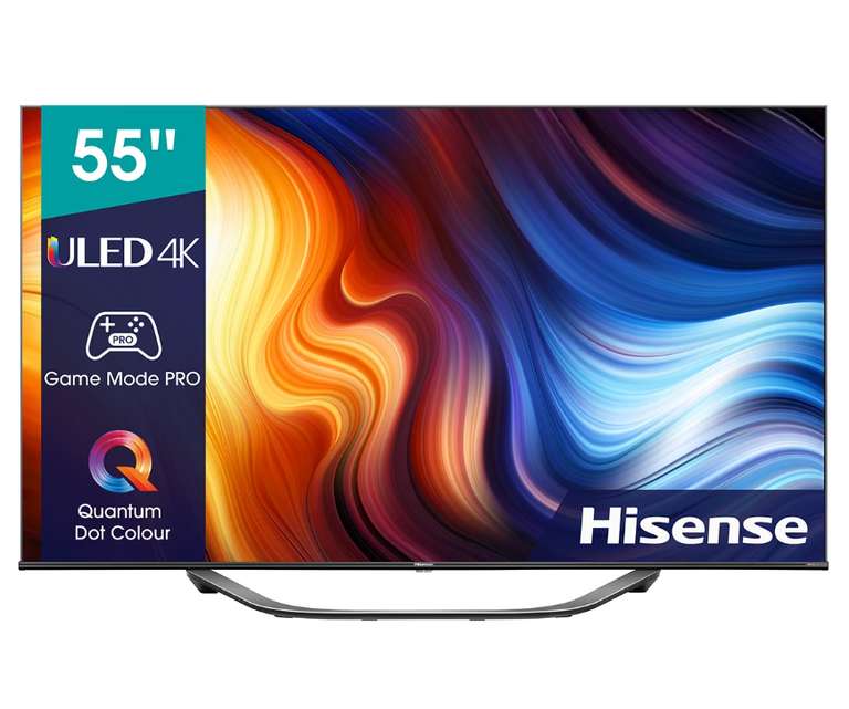 Hisense TV LED 139,7 cm (55") Hisense 55U7HQ UHD 4K ULED Quantum Dot Color (Tambien en Amazon)