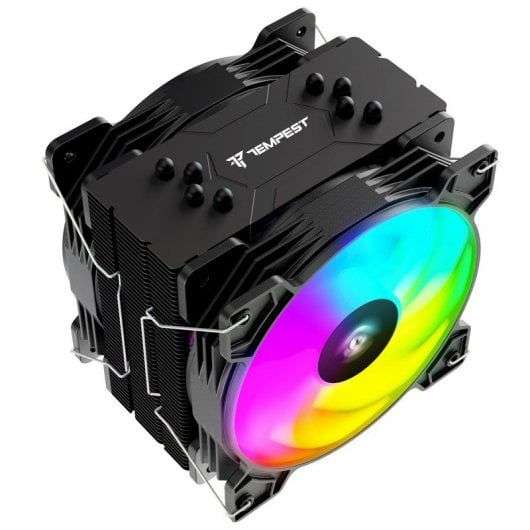 Tempest Cooler 4Pipes 2x120mm RGB Ventilador CPU Negro