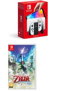 Nintendo Switch Oled + The Legend of Zelda Skyward Sword HD (Posibilidad de Google Nest Hub 2ºgen por 29€ más)