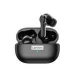Lenovo-Auriculares Inalámbricos LP1S TWS con Micrófono (blancos y negros)