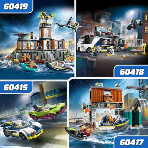 LEGO City Coche de Policía y Potente Deportivo