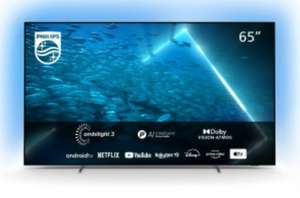 TV OLED 65" - Philips 65OLED707/12 | Android TV 11, 2xHDMI 2.1, HDR10+ Dolby Vision & Atmos, DTS, Ambilight 3 lados + CUPÓN DE 260,82€