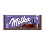 Milka Extra Cacao Tableta de Chocolate con Leche de los Alpes con 45% Cacao 100g