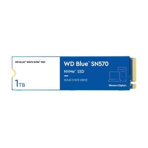 WD Blue SN570 1TB - SSD NVMe PCIe Gen3 x4, 3500MB/s lectura, 3000MB/s escritura