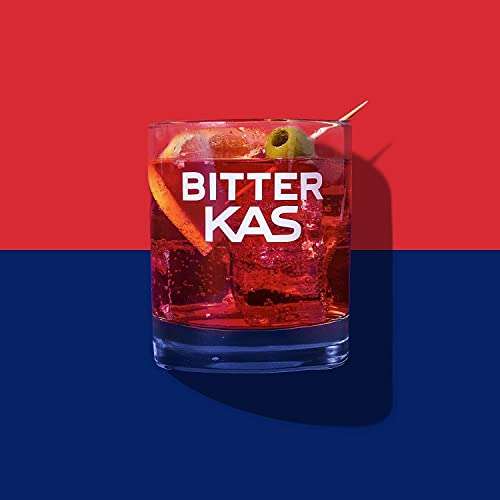 24 latasBitter KAS Zero 330 ml - Refresco Amargo Sin Azúcar y Sin Alcohol -