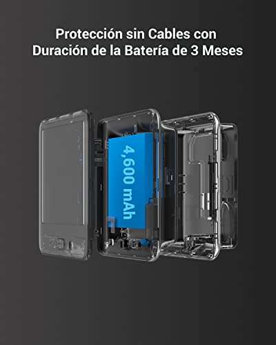 EZVIZ Mirilla Digital de Puerta con Pantalla Táctil a Color de 4.3'' Cámara Video Batería Recargable 4600mAh, Modelo CP4