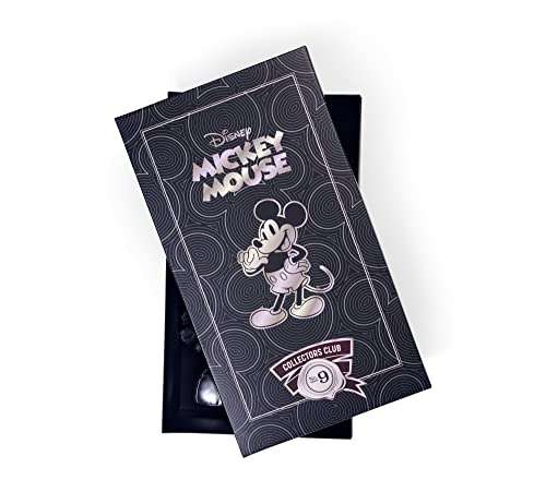 Simba 6315870308 Mickey Mouse Plata de Disney, Edición de septiembre, Exclusivo de Amazon, Peluche 35 cm en Caja de Regalo