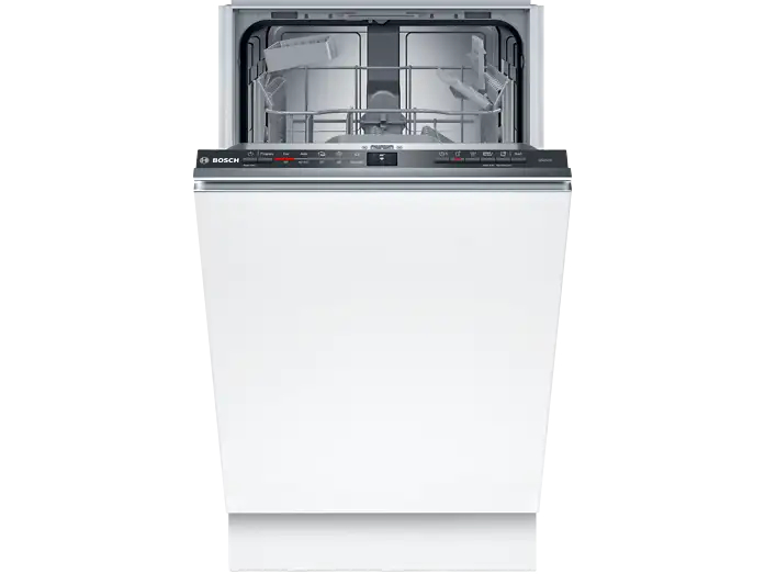 Lavavajillas integrable - Bosch SPV2HKX02E, 10 servicios, 5 programas, 44.8 cm ancho, Extra secado, Asistente de programas, Sin panelar