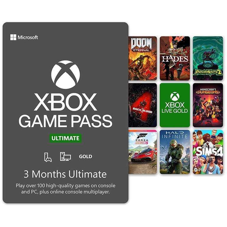 Corredor mercenario Desgastar Xbox Game Pass Ultimate 3 meses TURQUÍA » Chollometro