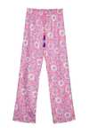 WOMEN'SECRET Pantalón 100% algodón estampado rosa fucsia