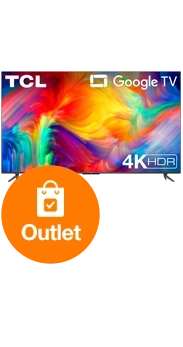 TCL televisor 50 Smart TV Android P735 4K negro outlet