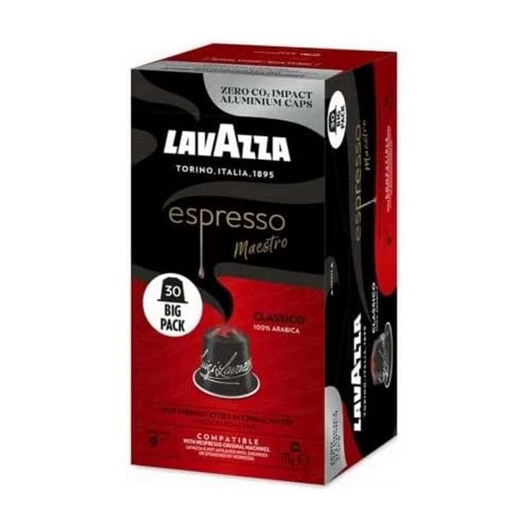 60 Lavazza, Espresso Maestro Classico, 2x30 Cápsulas de Café Compatibles con las Máquinas Nespresso* Original. 0'16€/cáps